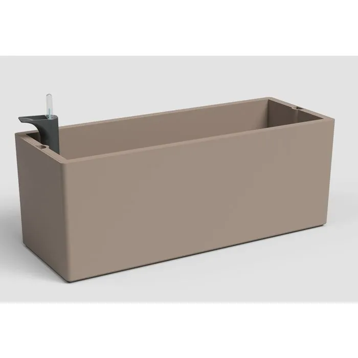 Artevasi Jardinière Rimini SWS 51 MA - Intérieur/Extérieur - Plastique Résistant aux UV - 51 x 20 x H20 cm - 17 L - Couleur Taupe Artevasi Jardinière Rimini SWS 51 MA - Intérieur/Extérieur - Plastique Résistant aux UV - 51 x 20 x H20 cm - 17 L - Couleur Taupe