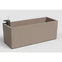 Artevasi Jardinière Rimini SWS 51 MA - Intérieur/Extérieur - Plastique Résistant aux UV - 51 x 20 x H20 cm - 17 L - Couleur Taupe