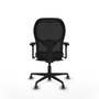 Piqueras y Crespo Chaise de Bureau Jorquera 3D036G0 Noir