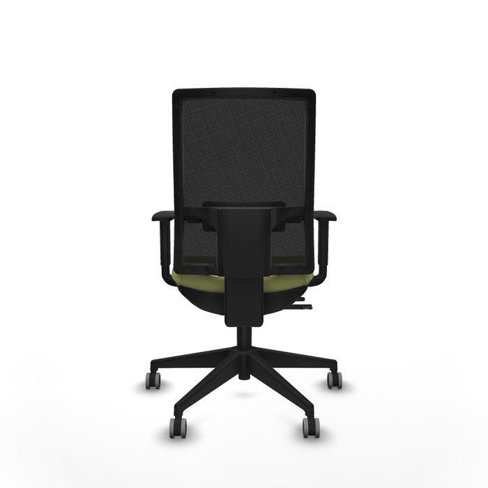 Piqueras y Crespo Chaise de bureau Horna, Vert olive et Noir
