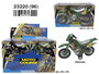 Rama Moto Cross Friccion, Jouet de Course de Motocross, 18.5 cm x 12 cm x 6 cm, pour 3 ans et plus, Matériau: Plastique