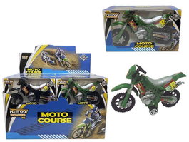 Rama Moto Cross Friccion, Jouet de Course de Motocross, 18.5 cm x 12 cm x 6 cm, pour 3 ans et plus, Matériau: Plastique