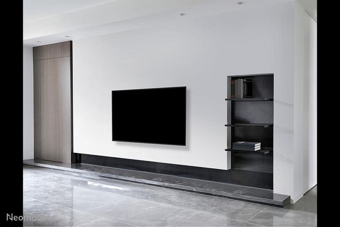 Neomounts WL30-550BL12 Support Mural Fixe pour Téléviseurs/Écrans 24 à 65 pouces (VESA 50x50-200x200mm), Charge Max 40 kg - Noir