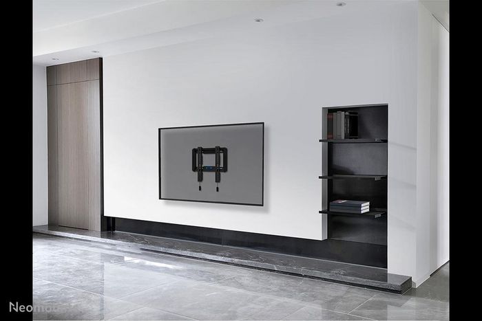 Neomounts WL30-550BL12 Support Mural Fixe pour Téléviseurs/Écrans 24 à 65 pouces (VESA 50x50-200x200mm), Charge Max 40 kg - Noir