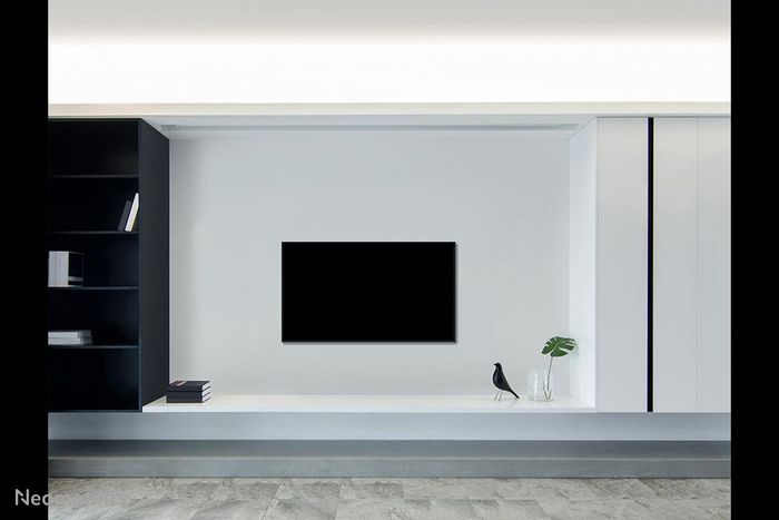 Neomounts WL30-550BL12 Support Mural Fixe pour Téléviseurs/Écrans 24 à 65 pouces (VESA 50x50-200x200mm), Charge Max 40 kg - Noir