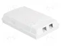 DELOCK Prise murale LC Duplex et SC Simplex, blanc