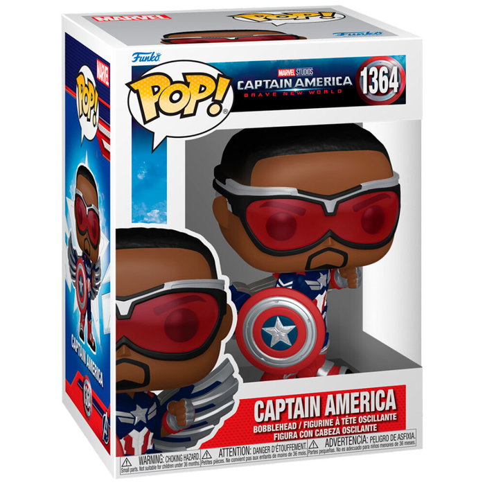 Funko Captain America Brave New World POP! Movies Figurine en vinyle Funko Captain America Brave New World POP! Movies Figurine en vinyle