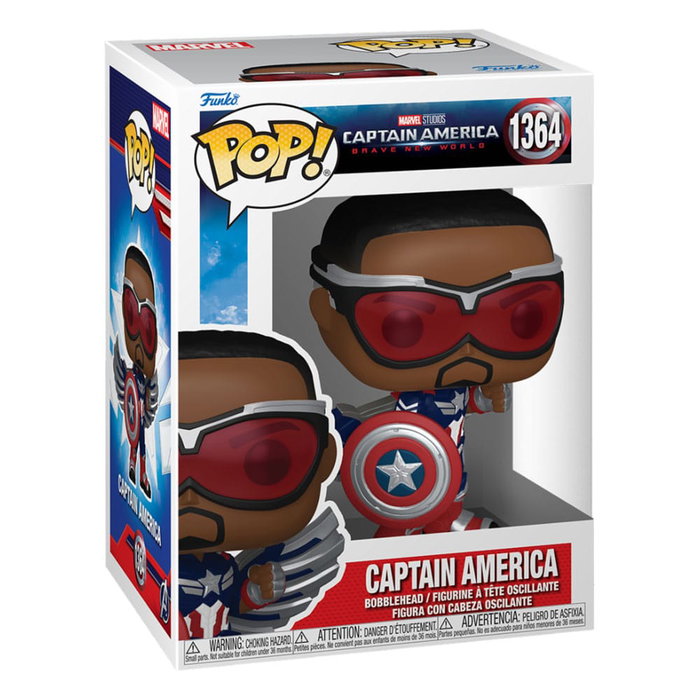 Funko Captain America Brave New World POP! Movies Figurine en vinyle Funko Captain America Brave New World POP! Movies Figurine en vinyle