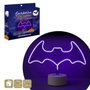 Juinsa - Figurine de chauve-souris avec support et lumière néon 13x28 cm - Émet des sons, fonctionne sur piles
