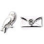 THE CARAT SHOP - Pendientes Boucles d'oreilles Hedwig et Lettre Harry Potter - Chapés en argent