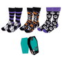 Disney Set de 3 paires de chaussettes Pesadilla Antes de Navidad - Matériau: 86% Coton, 12% Polyamide, 2% Élasthanne - Taille: 35/41