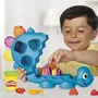 Play-Doh Set Starters Dino des formes et couleurs - Pâte à modeler sensorielle et tactile pour enfants de 2 ans et plus avec 11 accessoires - Loisirs créatifs
