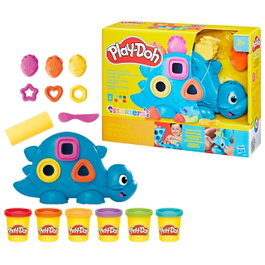Play-Doh Dinosaure Formes Et Couleurs G0491 Hasbro - Pâte à Modeler pour Enfants dès 2 Ans - Multilingue