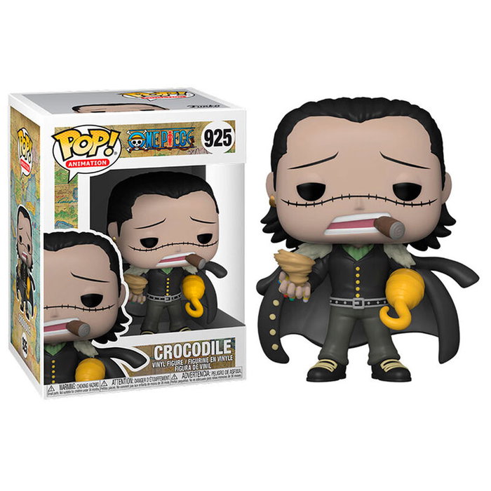 Funko POP Figurine One Piece Crocodile - Figurine en vinyle de 9 cm avec boîte fenêtre cadeau