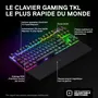 Steelseries Clavier Gaming Sans Fil Mécanique Apex Pro TKL - Switchs OmniPoint 2.0 Ajustables, RGB