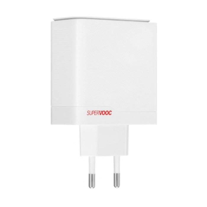 OnePlus Chargeur 100W Duo USB-A USB-C Blanc SUPER VOC