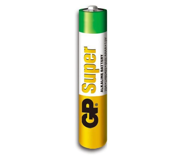 GP Super Alkaline AAAA - Lot de 4 piles alcalines longue durée pour appareils électroniques