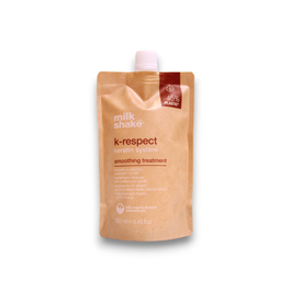 Milk Shake K-Respect Crème capillaire lissante à la kératine - Soin des cheveux pour femmes - 250 ml - Fabriqué en Italie