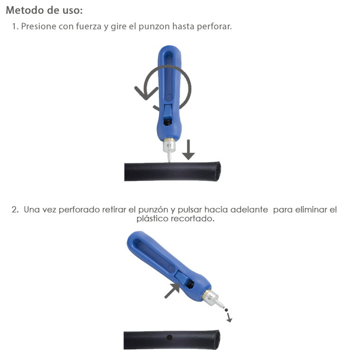 SATURNIA Punzon Para Tubos de Riego Ø 3 mm SATURNIA Punzon Para Tubos de Riego Ø 3 mm