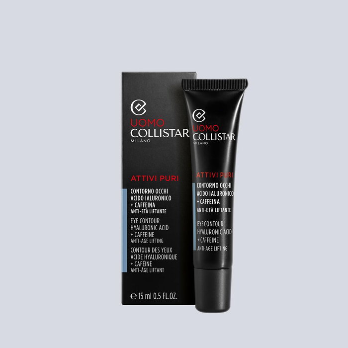 Collistar UOMO ATTIVI PURI Contour des yeux Acide hyaluronique et Caféine 15 ml