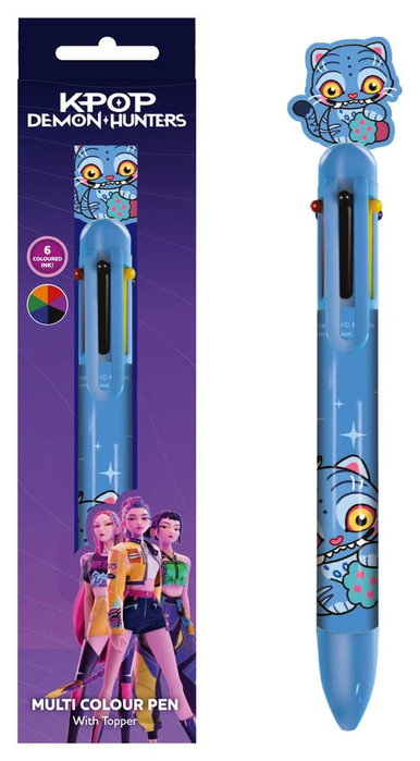 Pyramid International KPop Demon Hunters stylo 6 couleurs Derpy Tiger Pyramid International KPop Demon Hunters stylo 6 couleurs Derpy Tiger