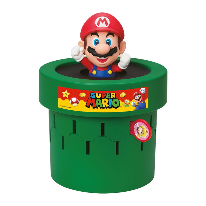 Bizak Figurine Super Mario Saut - Jeu de la Tour de Piles avec Luigi, Peach et Bowser