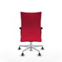 Piqueras Y Crespo Chaise Albacete Confidente, Rouge, Mécanisme Synchrone, Base Blanche