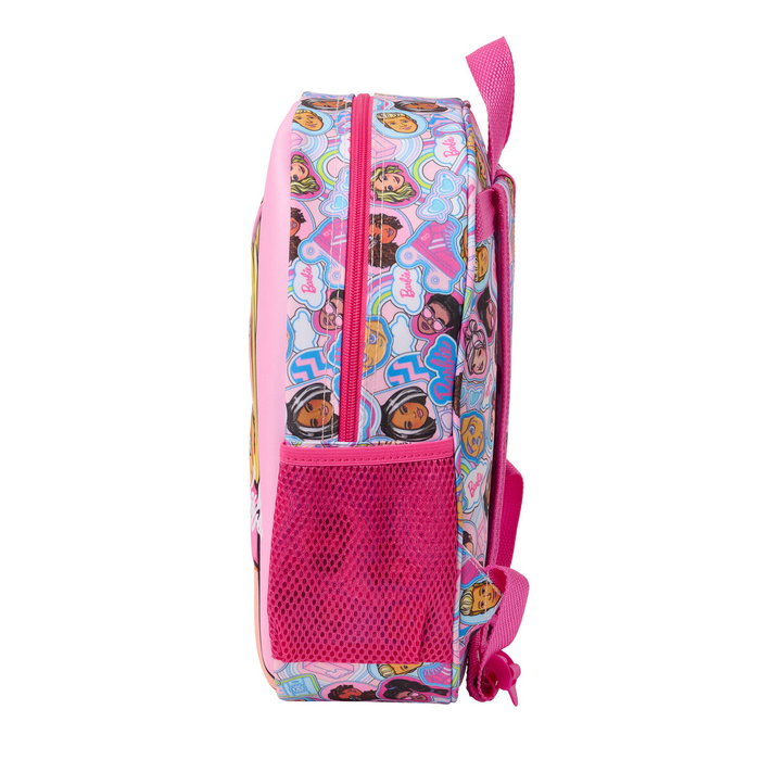 Sac à dos enfant Barbie Rose 27 x 33 x 10 cm 3D Sac à dos enfant Barbie Rose 27 x 33 x 10 cm 3D