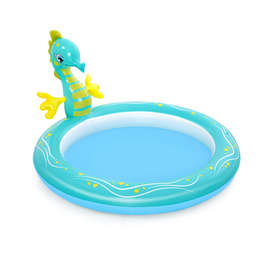Bestway 53114 Piscine Gonflable Enfant avec Chorro Caballito 188x160x86 cm dès 2 Ans