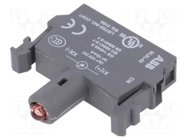 ABB Élément d'éclairage LED rouge 22mm 12VDC frontal