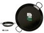 La Dehesa Paellera Esmaltée 46 cm 12 Rations Acier Noire (Set de 4)