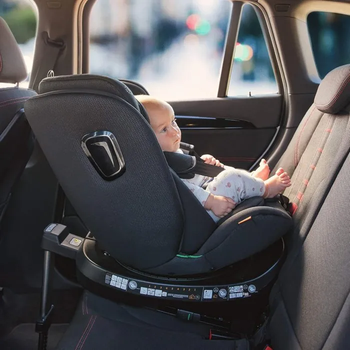 Babyauto Aitana Siège auto évolutif Noir/Anthracite 40-150 cm i-Size Isofix Pivotant