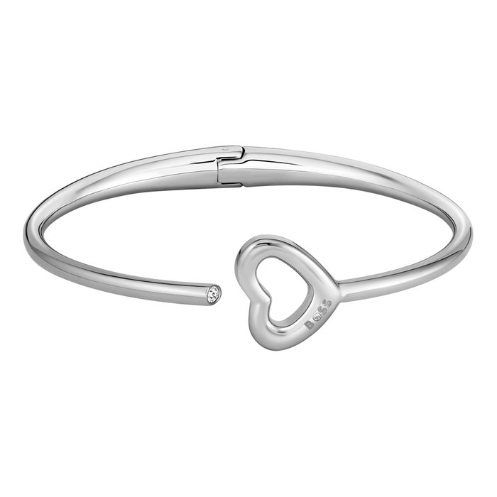 Boss Pulsera en Acier Inoxydable Gris 16cm Boss Pulsera en Acier Inoxydable Gris 16cm
