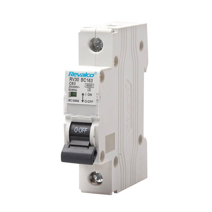 Revalco Disjoncteur Magnétothermique 1 Polo 32A 6kA Blanc Revalco Disjoncteur Magnétothermique 1 Polo 32A 6kA Blanc