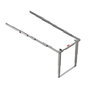 Emuca Coulisses pour table à rallonge Party, Aluminium, Inox anodisé