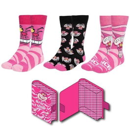 Cerdá Chaussettes Pack de 3 Pièces Disney Alice Taille 36-43