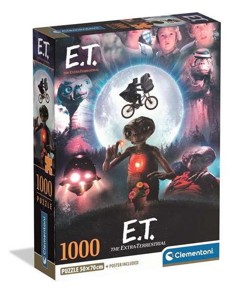 Clementoni Puzzle E.T. l'Extra-terrestre 1000 pièces Compact
