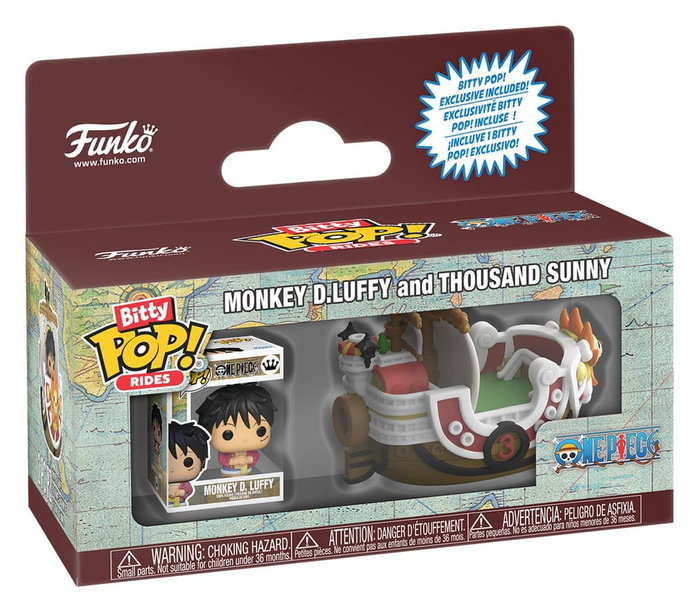 Funko One Piece Bitty POP! Ride Vinyl figurine Thousand Sunny avec Luffy Funko One Piece Bitty POP! Ride Vinyl figurine Thousand Sunny avec Luffy