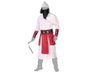 Atosa Déguisement Ninja Homme Adulte Blanc M-L