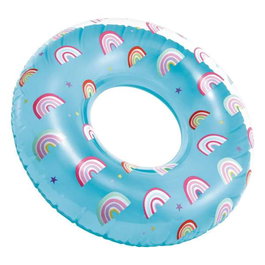 Intex Flotador rueda Magic Tubes 81 cm, Bouée Inflatable Roue pour Enfants de 8 ans et plus, Modèles Surtis en PVC