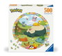 Ravensburger Puzzle 500 pièces Pokémon Round – Forme ronde, Multilingue