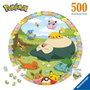 Ravensburger Puzzle 500 pièces Pokémon Round – Forme ronde, Multilingue