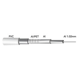 GSC Evolution Rouleau de 100M câble coaxial RG6 à conducteur en aluminium
