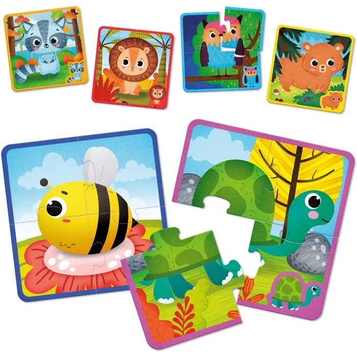 Lisciani Giochi Jouer Apprendre Baby Puzzle Pieces Sensitives