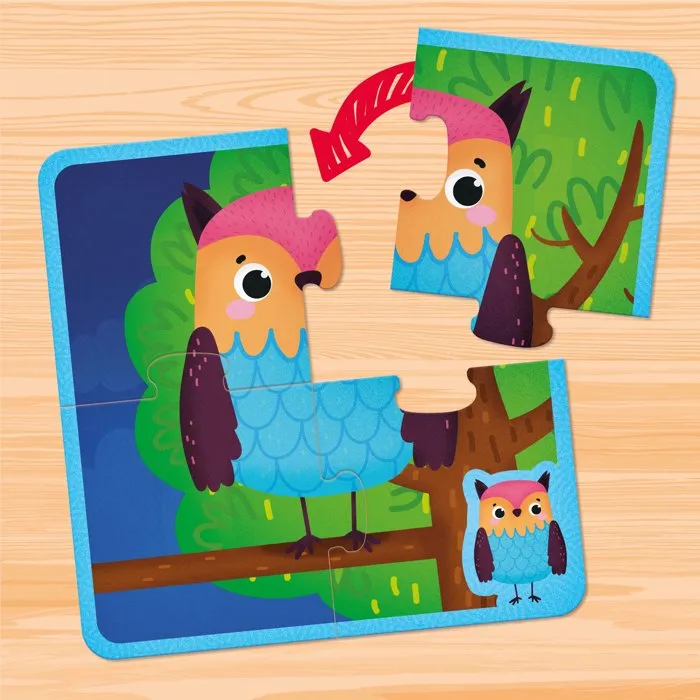 Lisciani Giochi Jouer Apprendre Baby Puzzle Pieces Sensitives
