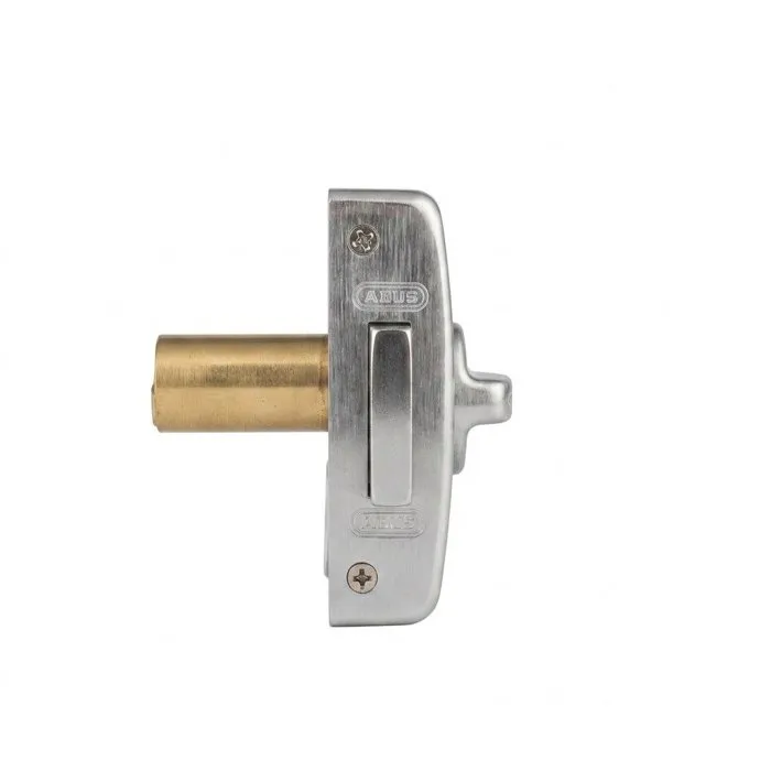 Abus Verrou de porte V83 CB 40 F9 à bouton - Acier brossé Abus Verrou de porte V83 CB 40 F9 à bouton - Acier brossé