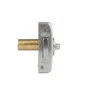 Abus Verrou de porte V83 CB 40 F9 à bouton - Acier brossé