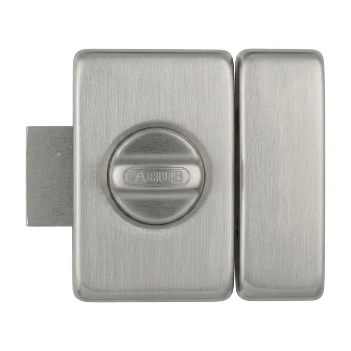 Abus Verrou de porte V83 CB 40 F9 à bouton - Acier brossé Abus Verrou de porte V83 CB 40 F9 à bouton - Acier brossé