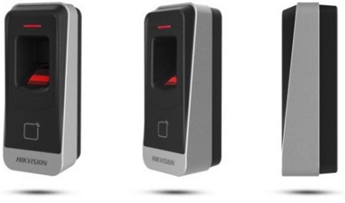 Hikvision Terminal de Contrôle d'Accès Lecteur d'Empreintes Digitales et Badge M1 avec Communication RS-485 et Horloge Intégrée