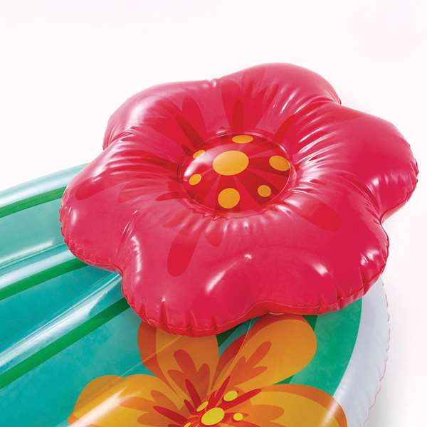 Intex - Tapis gonflable pour piscine Cactus, 185 x 140 cm, pour enfants à partir de 6 mois